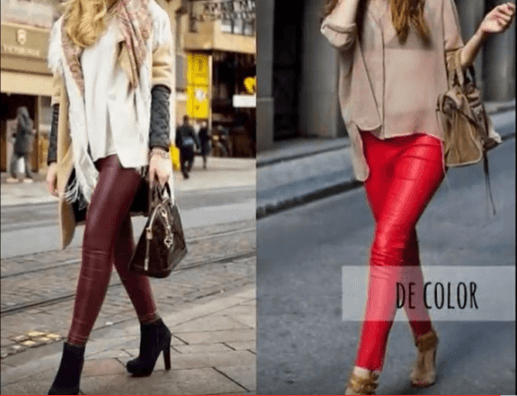 leggins de cuero